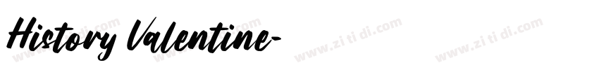 History Valentine字体转换